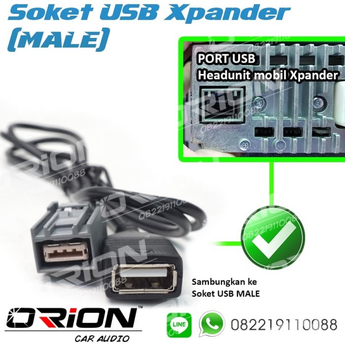 Soket Usb Xpander Soket Usb Expander Male