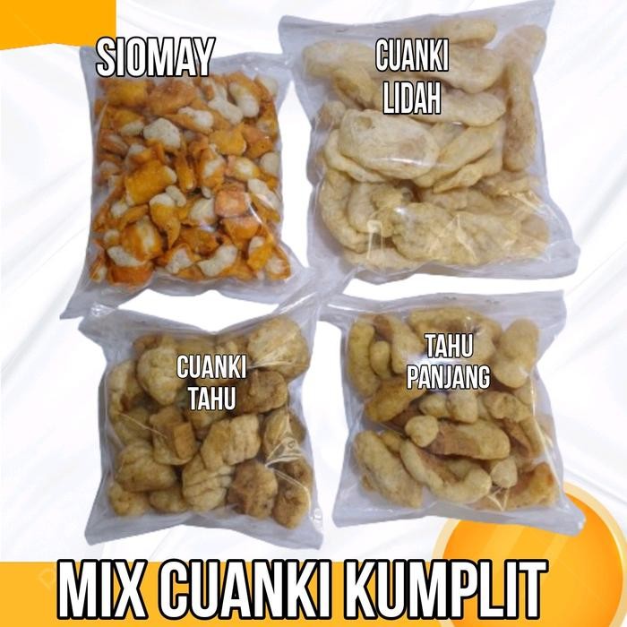 DISKON CUANKI PAKET LENGKAP SIOMAY LIDAH CUANKI TAHU CUANKI TAHU PANJANG Food Seblak Pedas