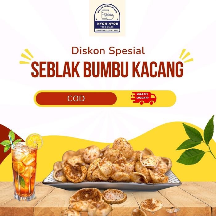 

FREE ONGKIR Seblak Kerupuk Pedas Bumbu Kacang Cikruh Gurih & Renyah 200gr Food Snack Kering Pedas