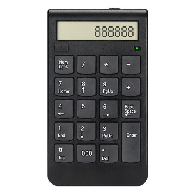 

CO Kalkulator Numeric Keypad Numpad Wireless 2.4GHz 839ES