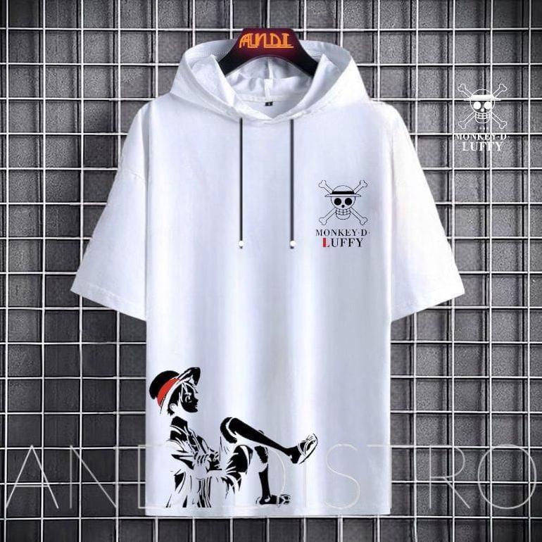 Hoodie Sweater Lengan Pendek/Kaos Hoodie Distro/Hoodie Lengan Pendek Motif/Kaos Pria/Kaos Begambar/S