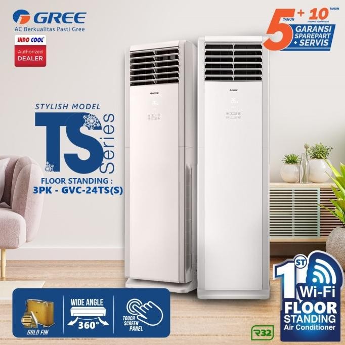 Sale Ac Gree Floor Standing 3Pk / 3 Pk (3 Phase)