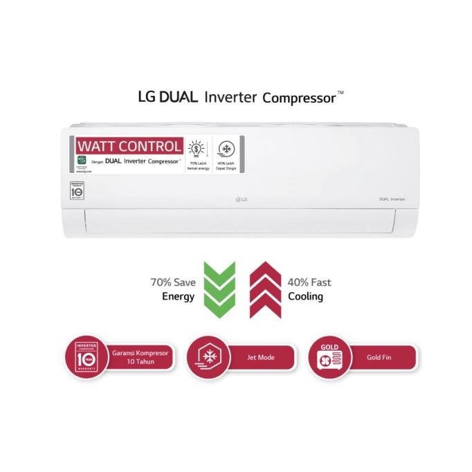 Murah Ac 2Pk Lg S19Ev4 Ac Split Lg 2Pk Dualcool Inverter Control Eco S19 Ev4