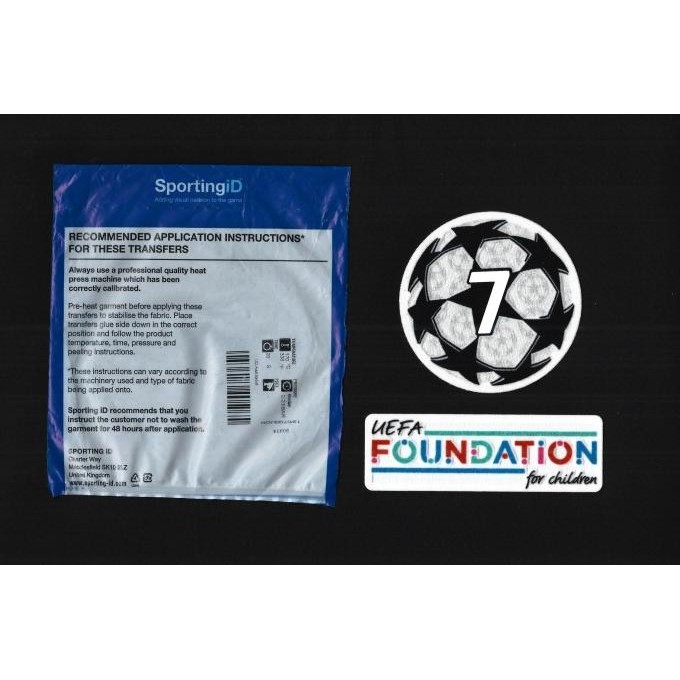 Patch Starball Champions x 7 + UFOUN. Original Patch for Jersey.