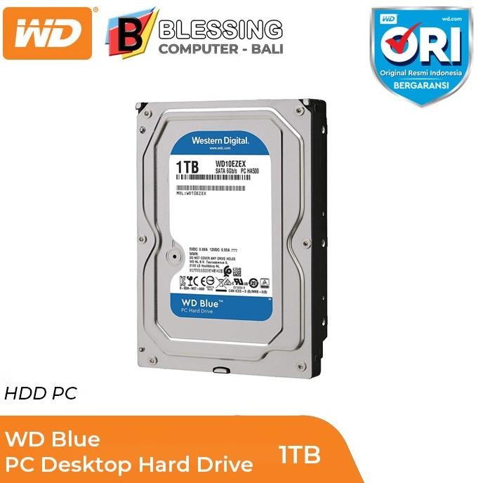 CO Hardisk PC 1TB WD Blue (WD10EZEX) / Hardisk WD 1TB