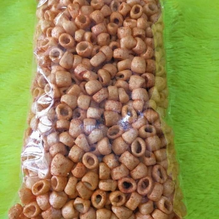 

SPECIAL Makaroni ring pedas 200gr jajan makanan ringan Snack camilan pedas