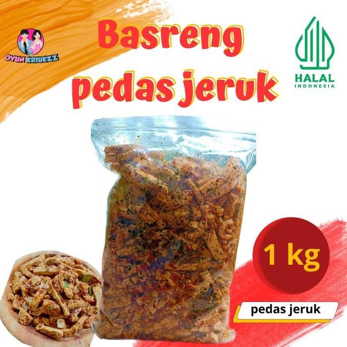 

BERGARANSI basreng pedas 1kh BEST SELLER ( COD ) OYUN KRIUKZZ food snacks Chips Goreng