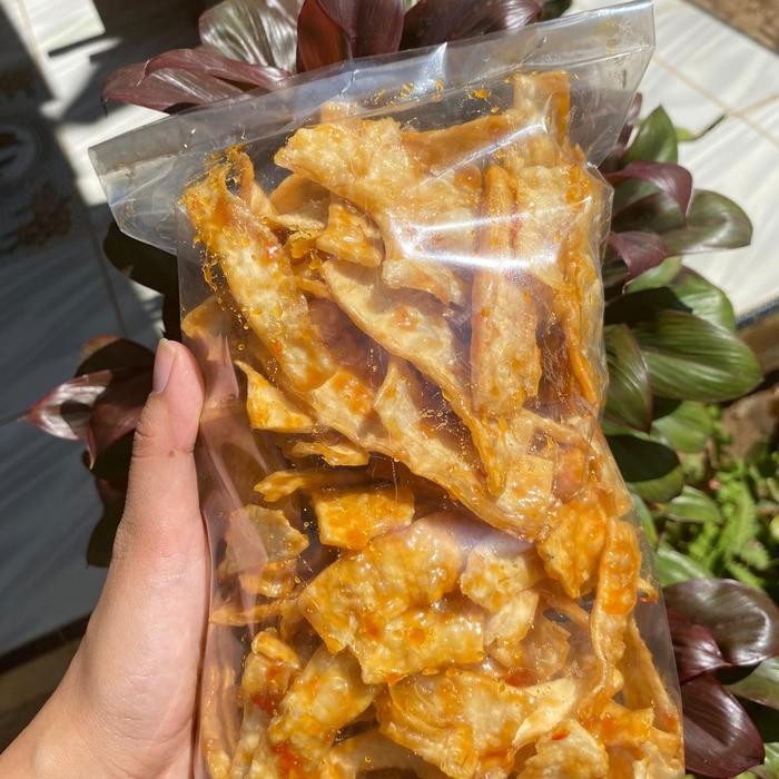 

TERJAMIN Keripik Singkong Pedas Manis 500gram Balung Ketek Asli Wonogiri - Makanan Cemilan Food