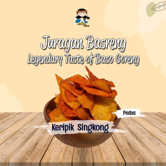 

CUCI GUDANG Keripik Singkong pedas 250gram Cemilan Food Snacks