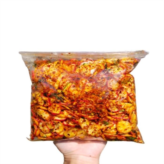 

CUCI GUDANG KERUPUK SEBLAK PEDAS DAUN JERUK 500 Gram Food Snacks Kerupuk Cemilan Camilan