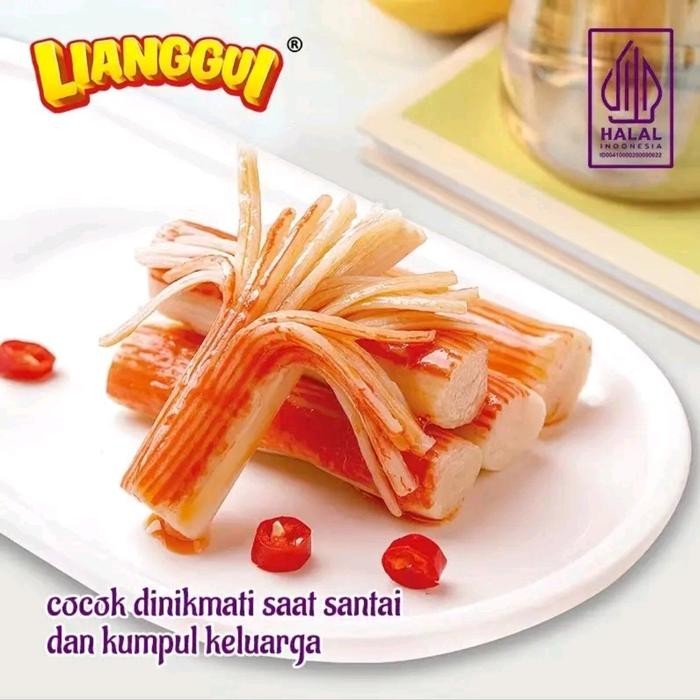 

PRODUK TERBATAS NeW CRAB STICK HAND SHREDDED Latiao ( Spicy & Barbecue) 300g/20 pcs @15g BPOM
