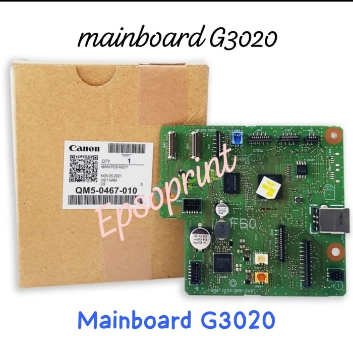 Logic Board Canon G3020 Mainboard Canon G3020 Qm5-0467-010