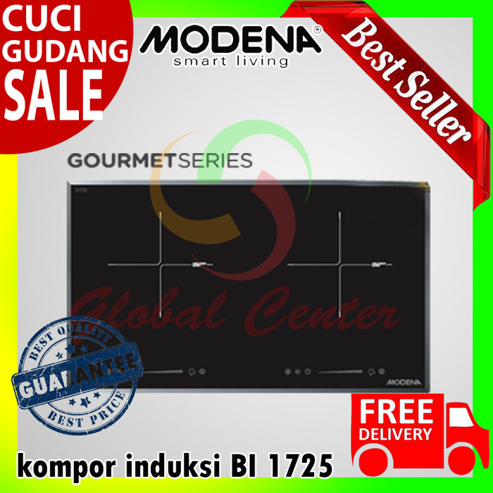 KOMPOR TANAM LISTRIK INDUKSI 2 TUNGKU MODENA MAGNE BI 1725