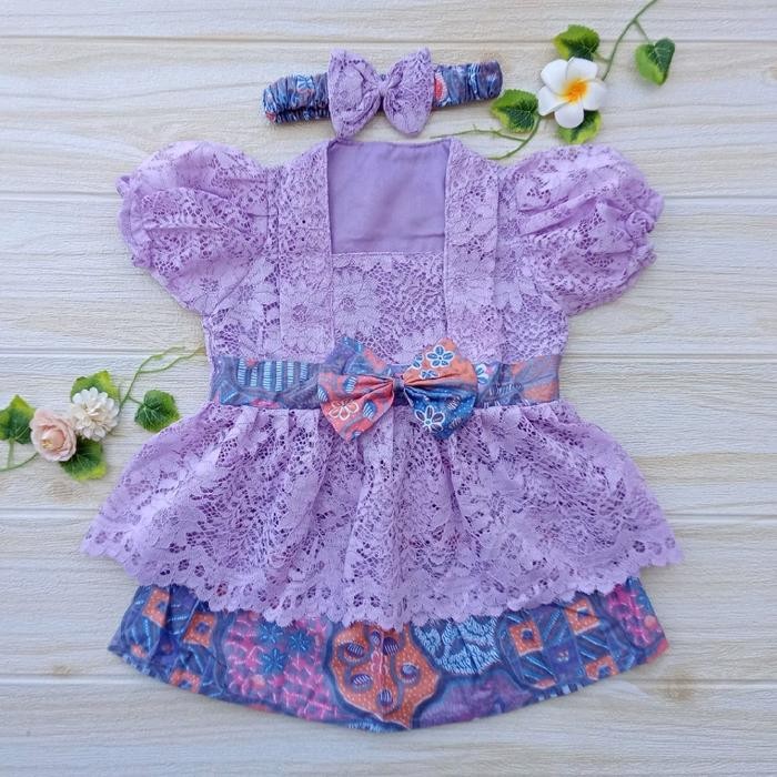 Kebaya Bayi Kinan Untuk Tedhak Siten / Kebaya Anak / Kebaya Anak Warna Lilac
