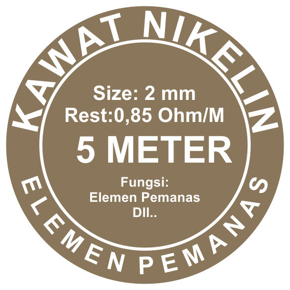 KAWAT NIKELIN 2 MM ( 5 METER)