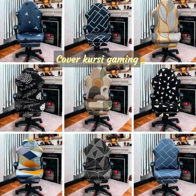 SARUNG KURSI KANTOR GAMING/COVER PENUTUP KURSI GAMING ELASTIS