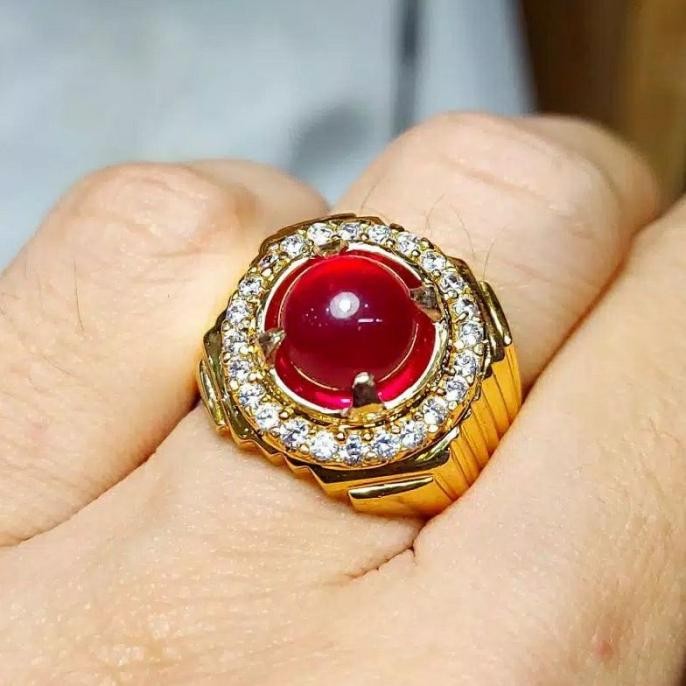 SALE CINCIN BATU MUSTIKA MERAH DELIMA