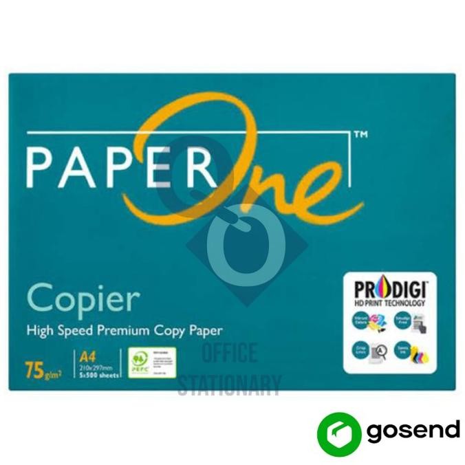 

Kertas Hvs A4 75Gr Paper One - 1 Dus Murah Khusus Gosend / Grab