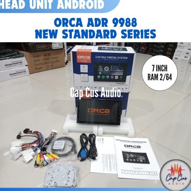 Spesial Head Unit Android 9 & 10 Inch Orca - Orca Adr 9988 New Standard Series
