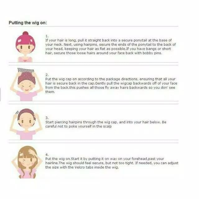 Rambut Palsu Anak Perempuan / Wig Anak Perempuan