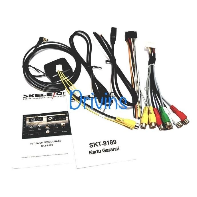 Miliki Head Unit Double Din Android Skeleton Skt-8189 7 Inch Ram 2+32Gb