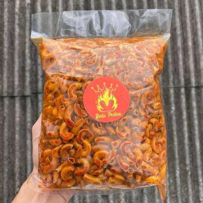 

SALE MAKARONI CIKRUH 500g DAUN JERUK CEMILAN ENAK PEDAS GURIH JAJANAN VIRAL MAKARONI VIRAL Food