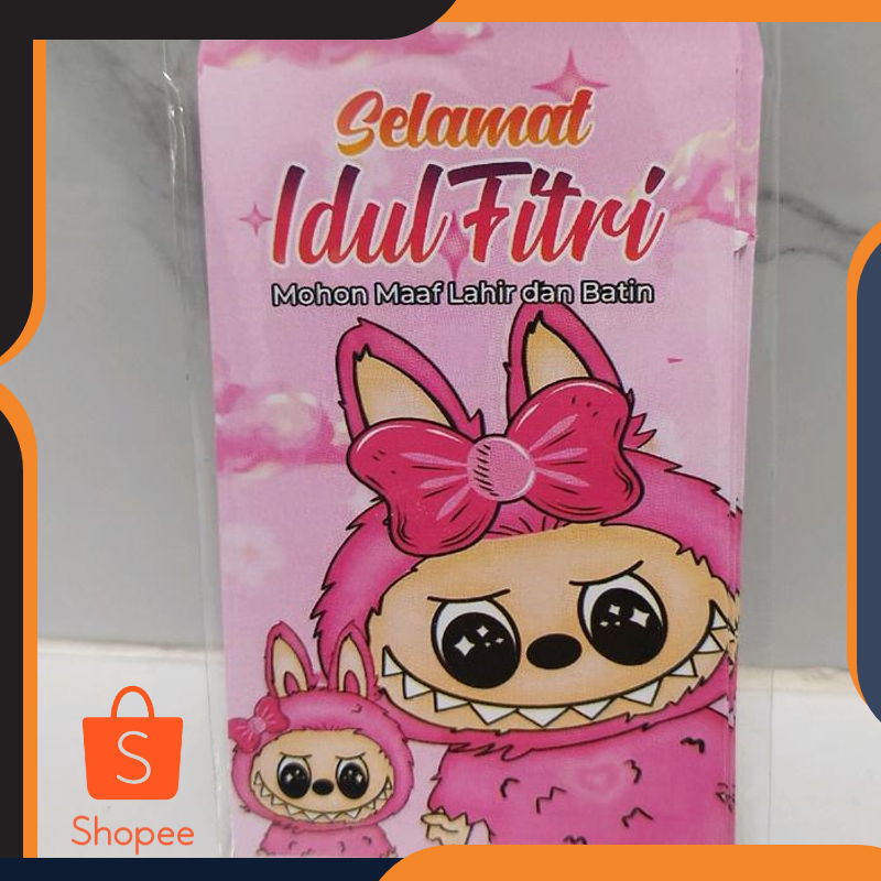 

Murah amplop angpau angpao lebaran karakter labubu - LABUBU 50 PCS Keren