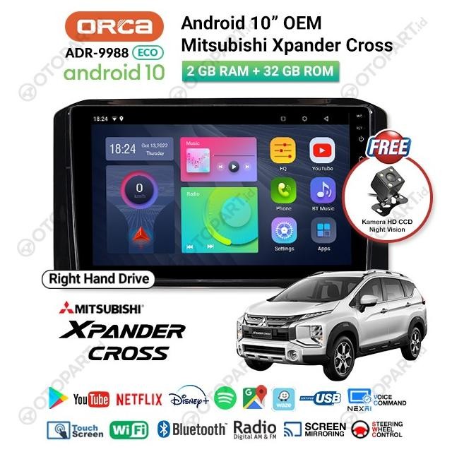 Diskon Head Unit Android 10 Inch Xpander 2022 Orca