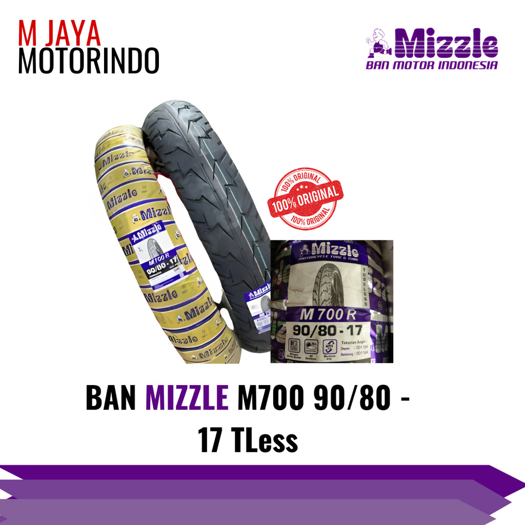 BAN MIZZLE M700 90/80 - 17 TLess
