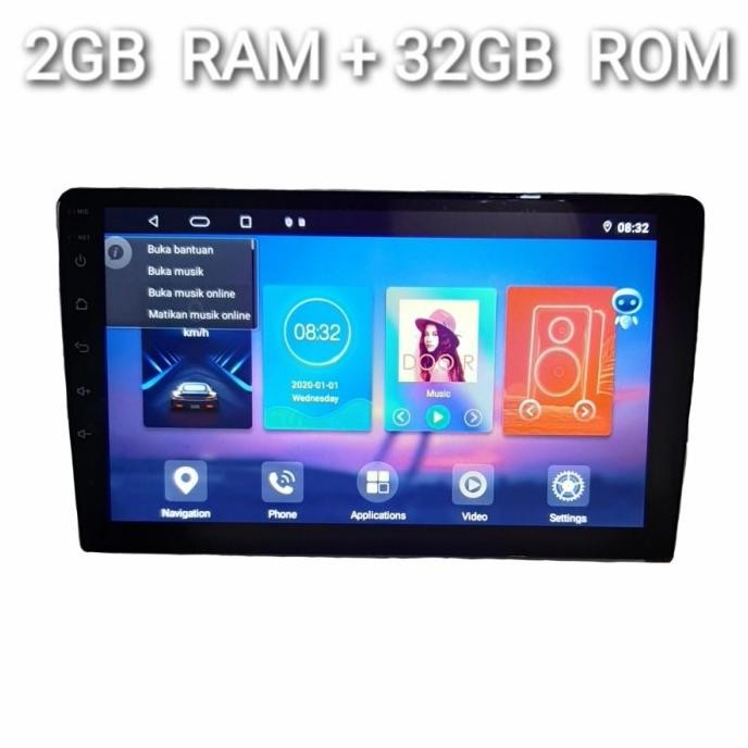 Terjangkau Headunit Tape Mobil Doubledin Android Orca 10 Inch Dsp 32 Bands New