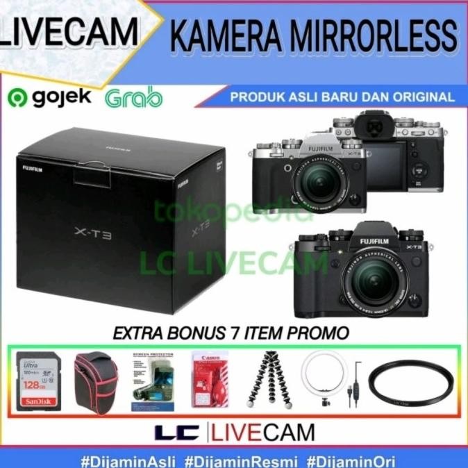 New Fujifilm Xt3 Kit Xc 15-45Mm / Kamera Fujifilm Xt-3 Kit 15-45Mm Ois Pz