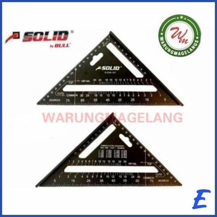 

| WUN | PENGGARIS SEGITIGA SIKU 7 INCH BAHAN ALMUNIUM SOLID