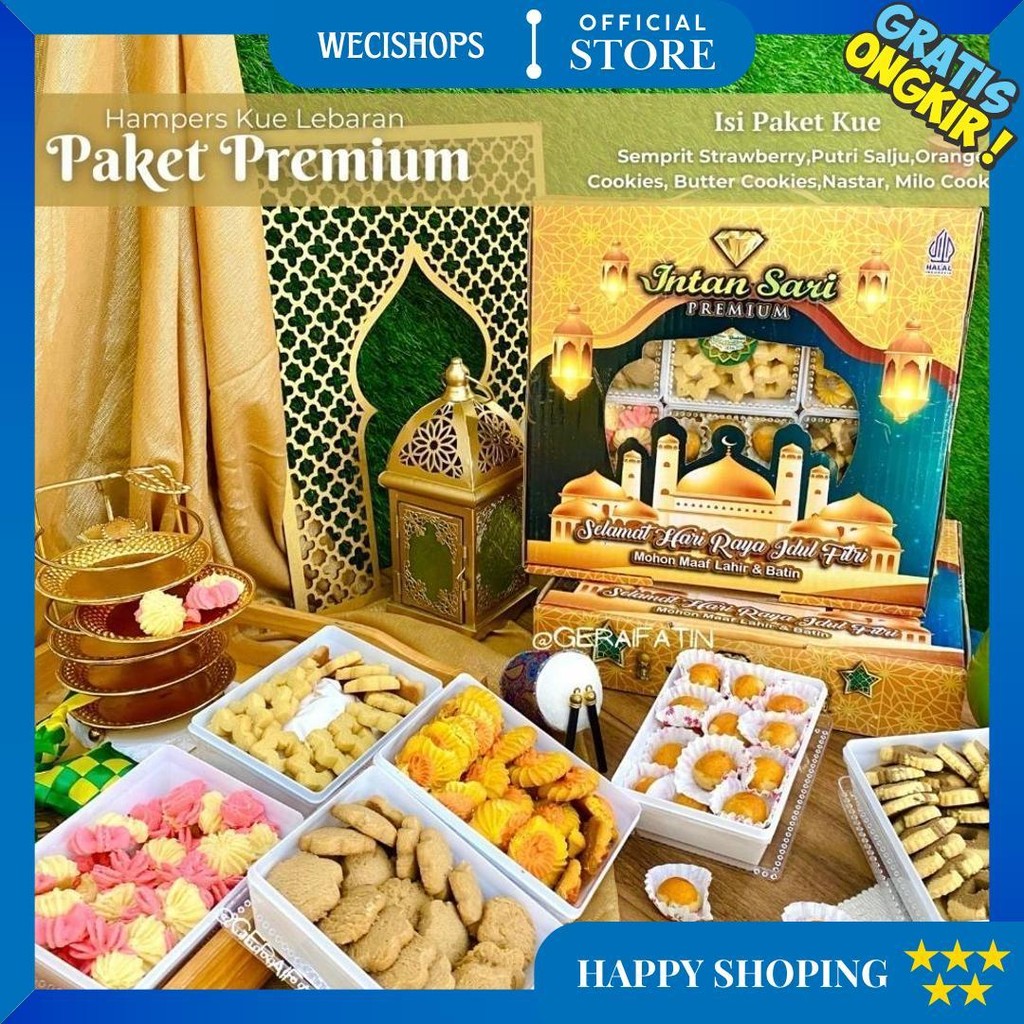 

Promo!! Paket Berkah Bellarosa / Hamperes Lebaran Berkah Bellarosa / Paket Kue Kering D Sale