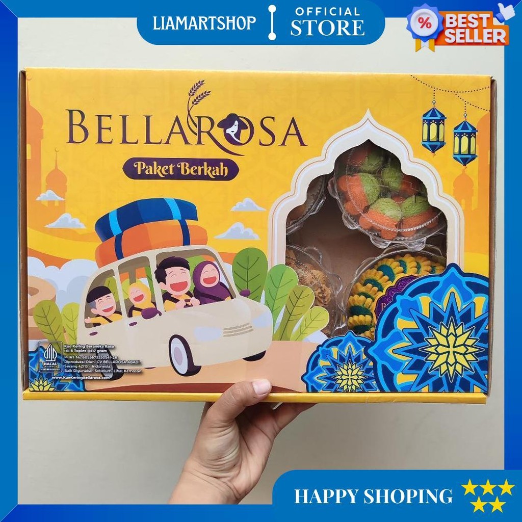 

Paket Lebaran Bellarosa Berkah -Kue Kering- Hampers Lebaran- D Termurah