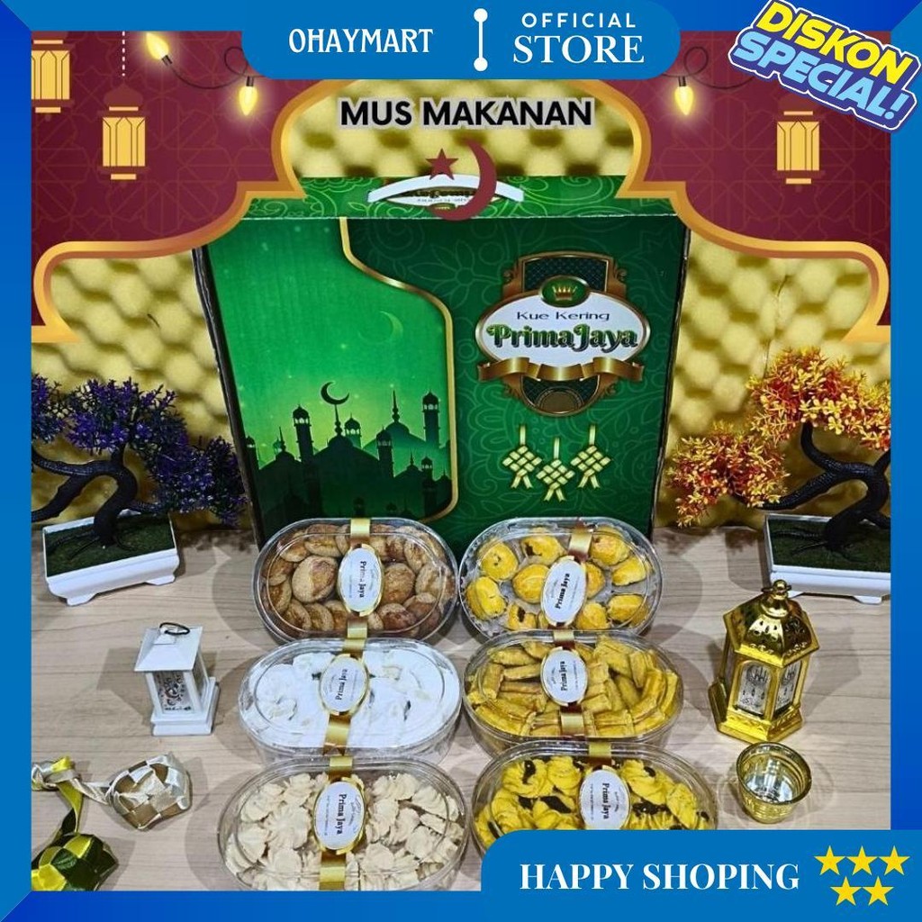 

Paket Kue Kering Lebaran Isi 6 Toples Hampers Kue Kering D Termurah
