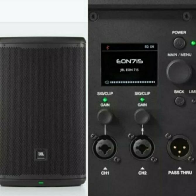 Jbl Eon 15 Inch Speaker Aktif Jbl Eon 715 Bluetooth Resmi New Stok