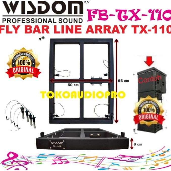 Flying Bar Line Array Wisdom Tx-110 Gantungan Line Array Wisdom Tx110 New Stok
