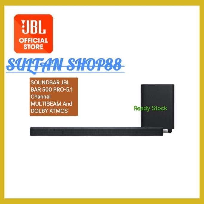 Jbl Soundbar Bar 500 5.1-Channel Multibeam And Dolby Atmos New Stok