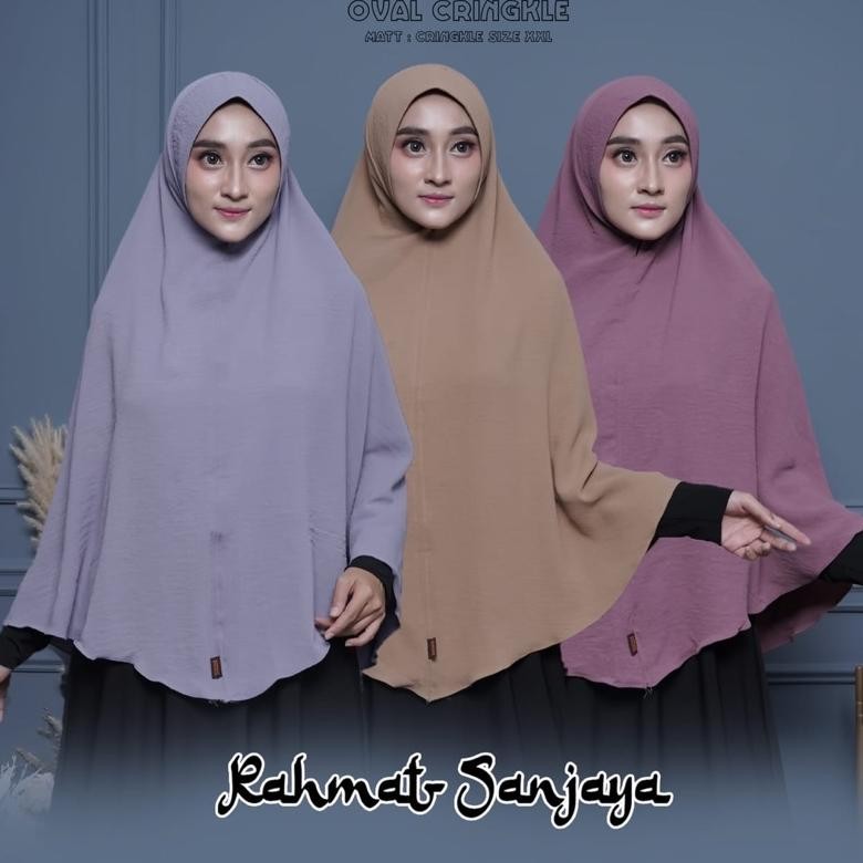 Terlaris>> Bergo Kringkel Pet Ukuran Jumbo ( Xxl ) Kerudung Maryam Ori Rahmat Sanjaya