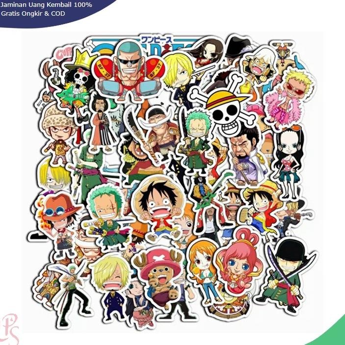 

Lps 50 Pcs Stiker One Peace | Stiker Tumblr | Stiker Hp Laptop Koper Helm St064