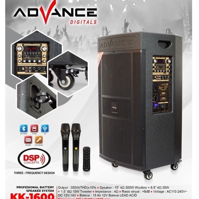 Speaker Advance Kk-1600 15" / Speaker Meeting / Speaker Acara Besar New Stok