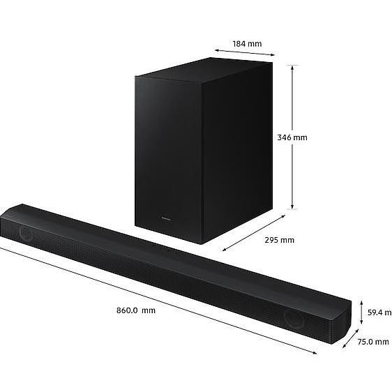 Soundbar Samsung Hw B550 Bluetooth Subwoofer Wireless Samsung Hwb550 New Stok