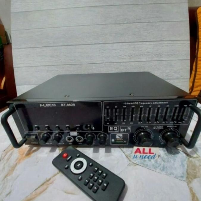 Power Amplifier Fleco F-Bt8628 Amplie Bluetooth Amplie Karaoke Mul New Stok