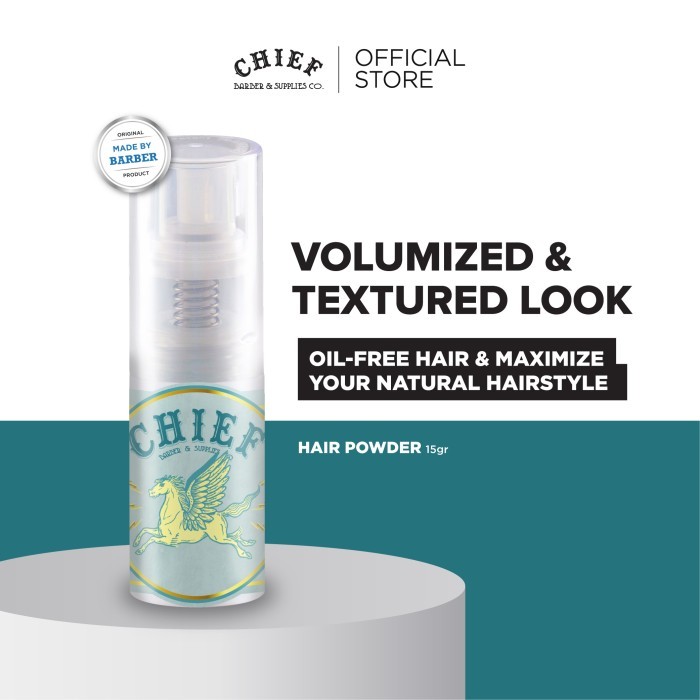 chief dry sand - texturizing hair powder 15gr [kualitas terbaik]
