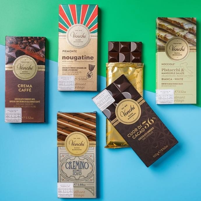 

Terlaris Venchi Chocolate Bar - Coklat Bar - Cokelat Batang Ready Stok