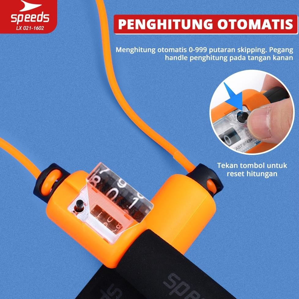 Hj-77 Speeds Skipping Ori Olahraga Lompat Tali Jump Rope Alat Olahraga Anak Remaja Dewasa 021-1602