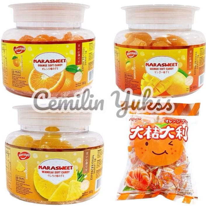 

Naraya Naraweet Oft Candy 380G Jar Permen Raa Jeru Mangga Nana Naraya Orange Candy Naraya Wanglai Naraya Mangga