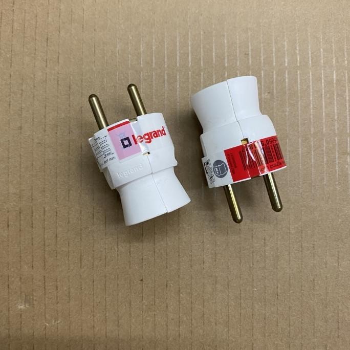 =+=+=+] Steker legrand colokan legrand 2pin putih