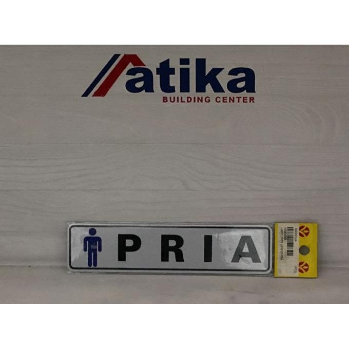 

Kualitas terbaik] LABEL TYPE TEMPELAN STICKER PINTU KAMAR MANDI LBS3 01 PRIA