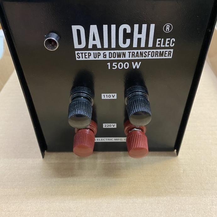 :<:<:<:<] trafo step up step down daichi 1500W daiichi